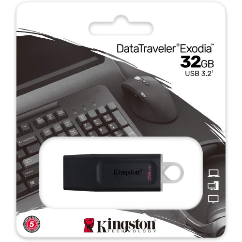 Flash Memory USB 3.2 Kingston Exodia DTX 32GB